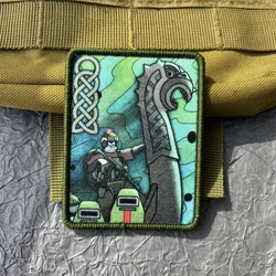 Parche MOLLE Heavy Goes In The Night para equipamiento táctico