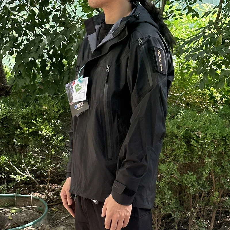 PRG-Chaqueta de tormenta táctica resistente al viento, impermeable, transpirable, sastrería tridimensional - imagen 4