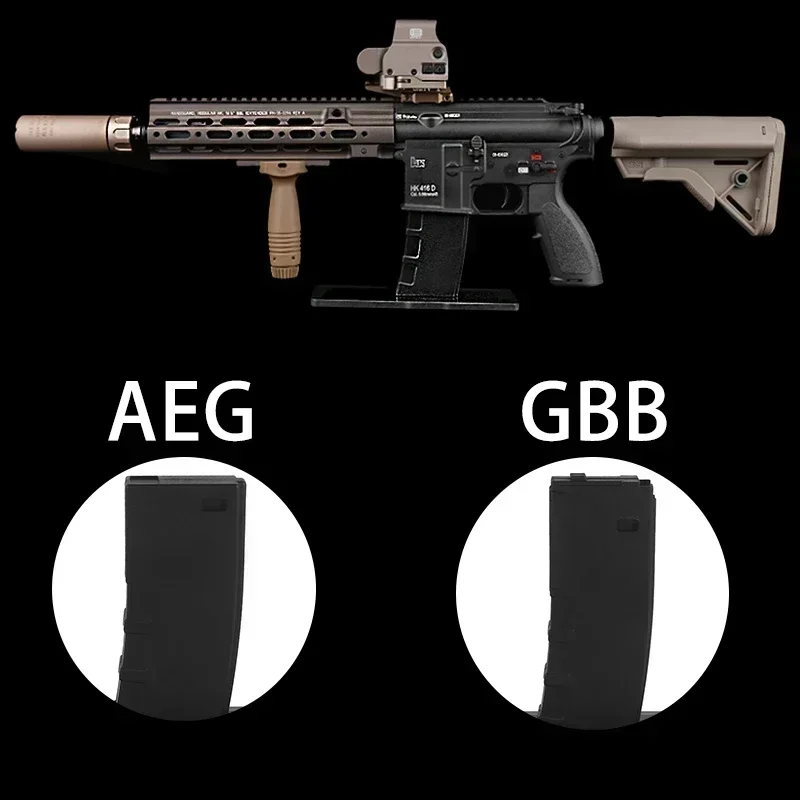 Soporte de exhibición para Rifle AR 15/M4 Mag Mount AR 15 Style Rifle Rack para GBB/AEG AR-15 soporte de disparo y soporte de observación