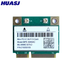 Tarjeta WiFi Intel AC8265 mini PCIe – Doble banda y Bluetooth 4.2