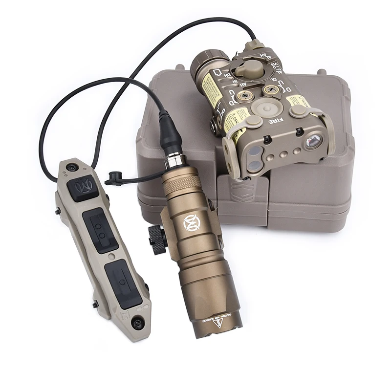 WADSN-Mini linterna LED de Metal NGAL, luz roja, verde, azul, puntería de punto, M300, M300A, luz blanca, luz de explorador de caza, ajuste de riel de 20MM - imagen 5