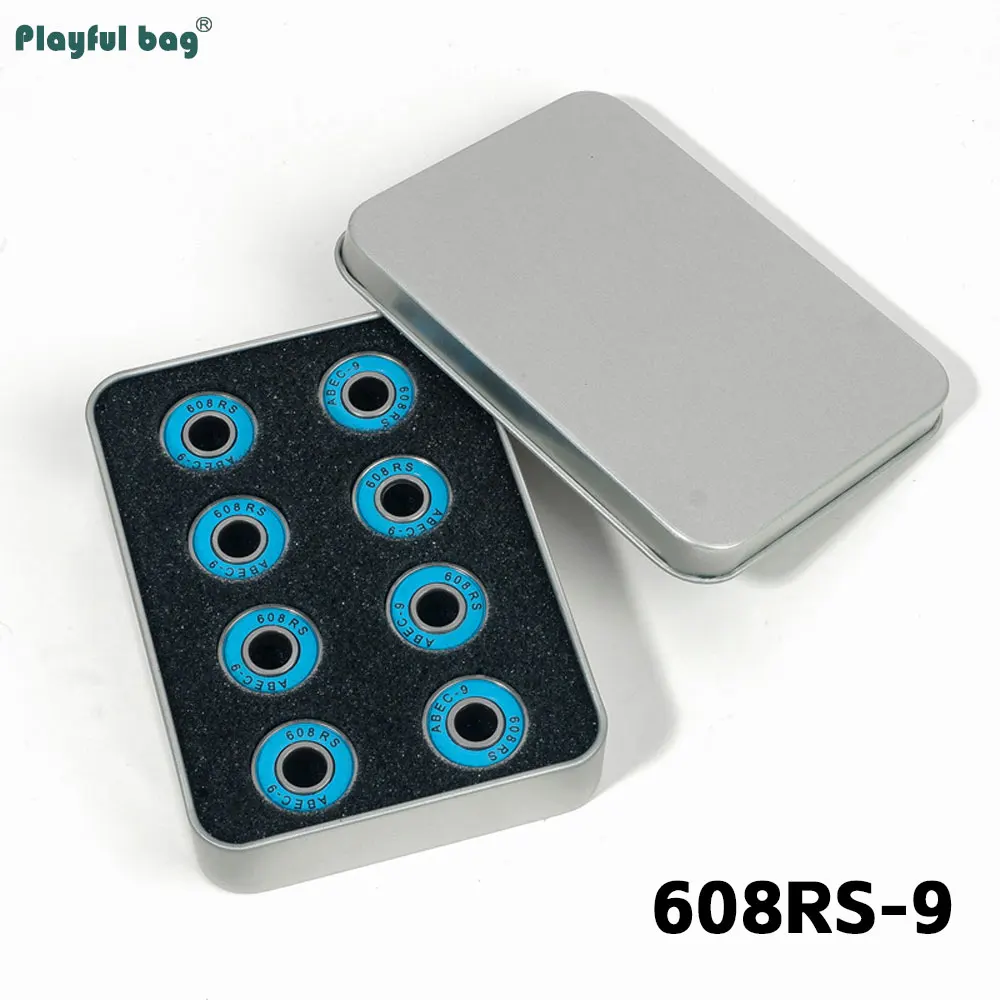 8 unids/set 608 rodamientos 608RS-9 608RS-11 ruedas de patinaje accesorios patines de ruedas AMB312 - imagen 4