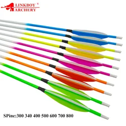 Flechas de carbono Linkboy SP340 32 pulgadas para arco tradicional