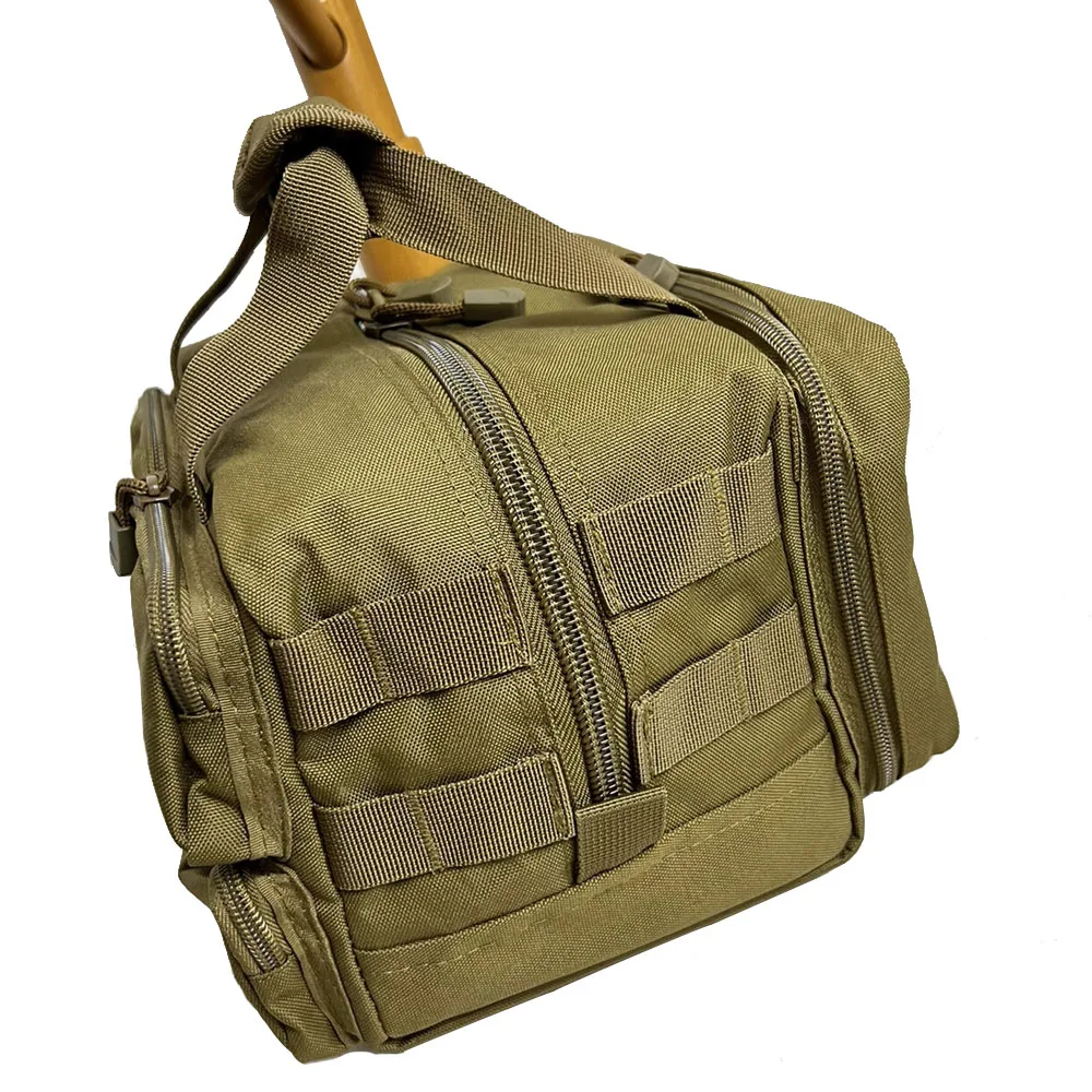 Bolsa de almacenamiento táctica retro, bolso de viaje de gran capacidad, maletín portátil - imagen 3