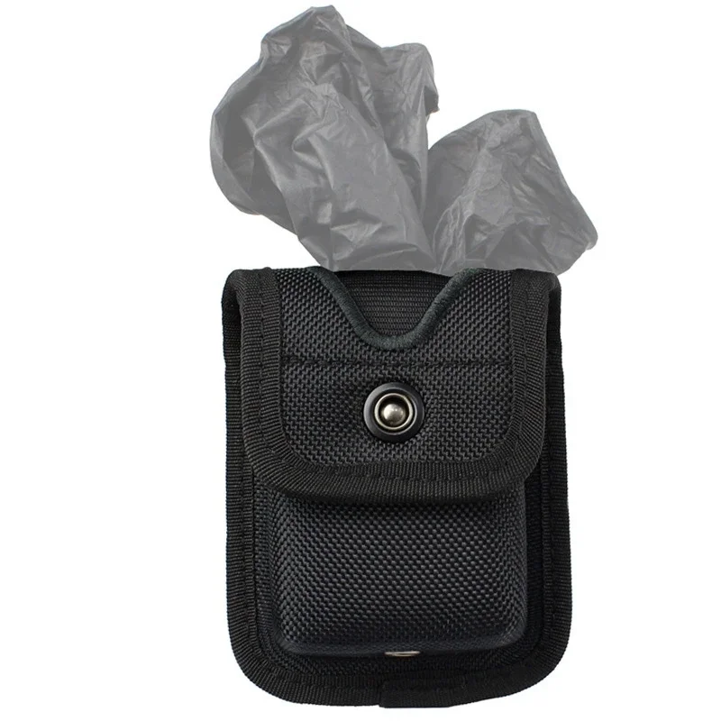 Bolsa de nailon para buscapersonas/guante, ligera y resistente a la abrasión, protección para buscapersonas compactas y guantes de látex, Ideal para EMTs - imagen 4