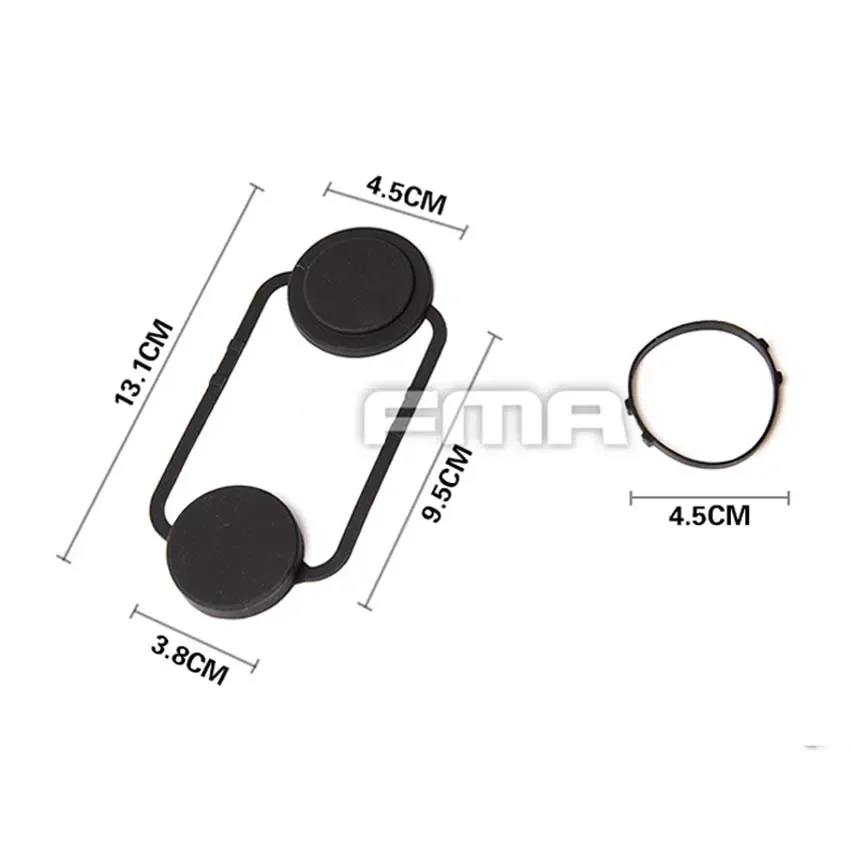 TB-FMA PVS15/18 cubierta de goma para lentes gafas de visión nocturna almohadilla protectora para lentes TB1262 - imagen 2