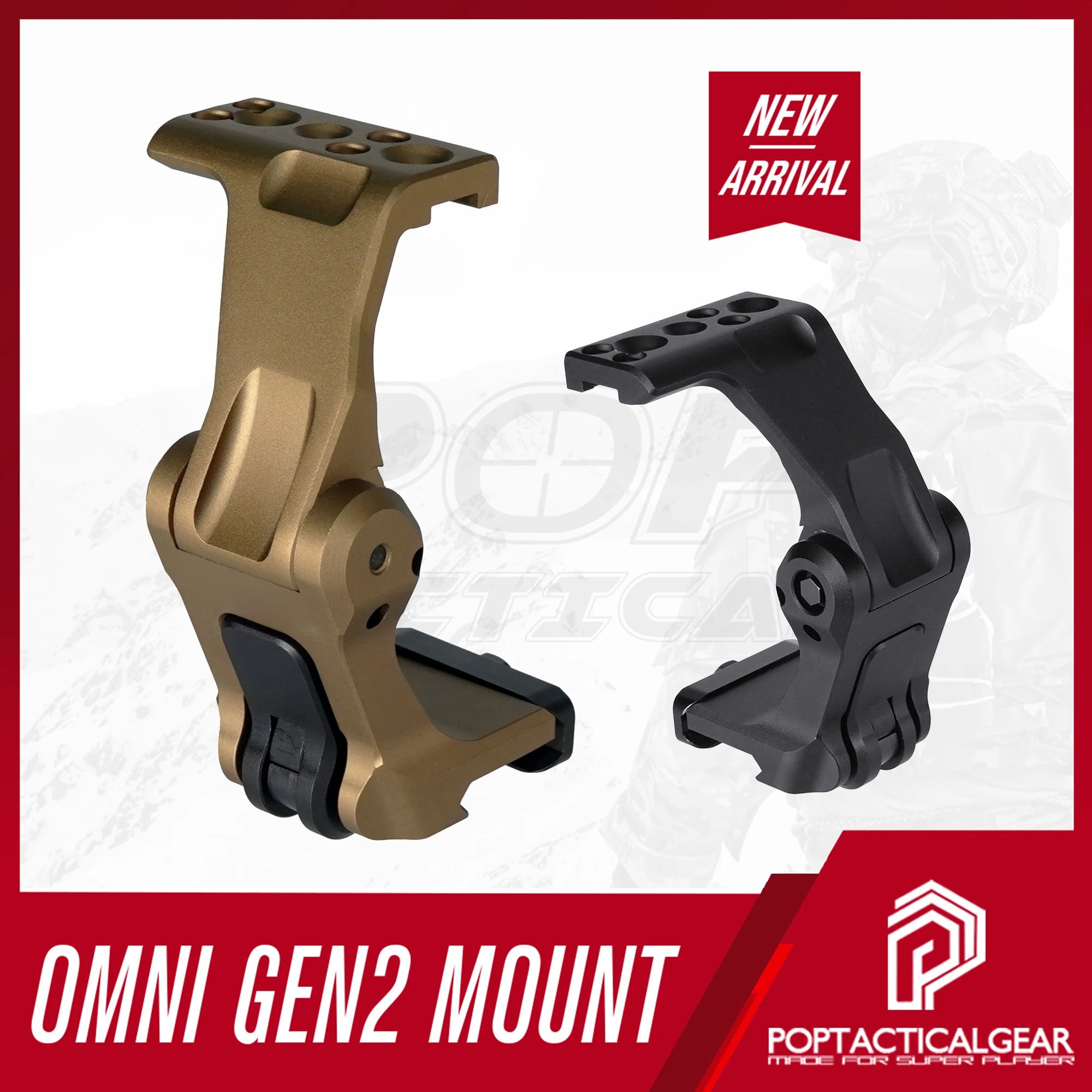 Nuevo soporte táctico Omni FTC para alcance HM3X G33 G43 G45 HM3XT, soporte de lupa con marcas completas originales para caza Airsoft