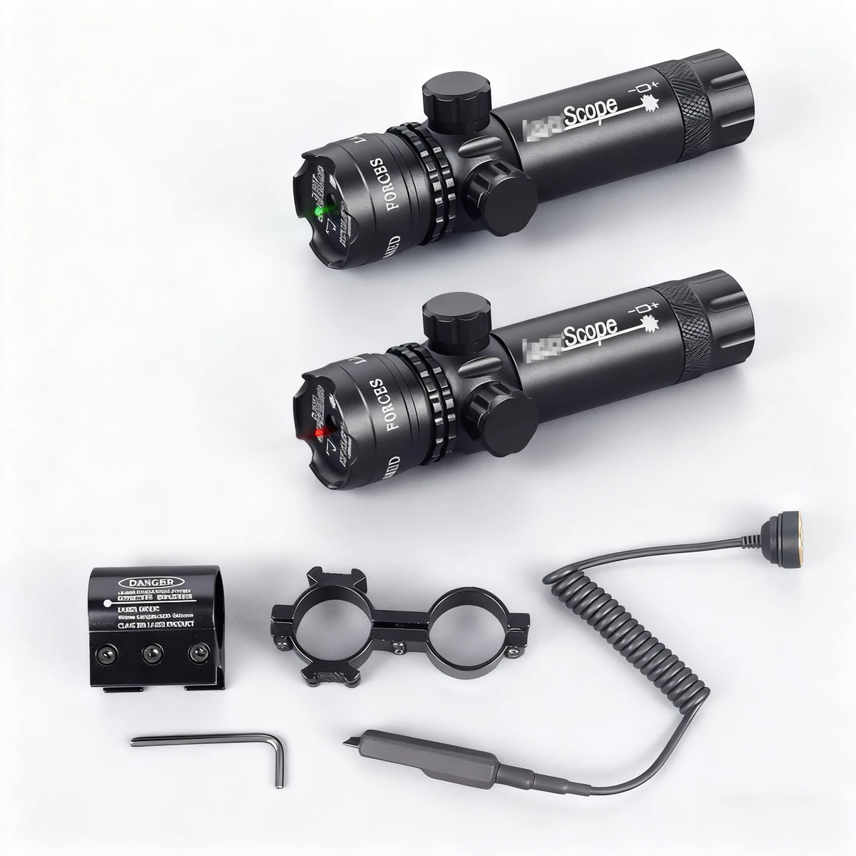 Rifle táctico Universal rojo verde Las ** luz 532nm mira LS luz con interruptor de presión Base de montaje accesorios para mira telescópica - imagen 5