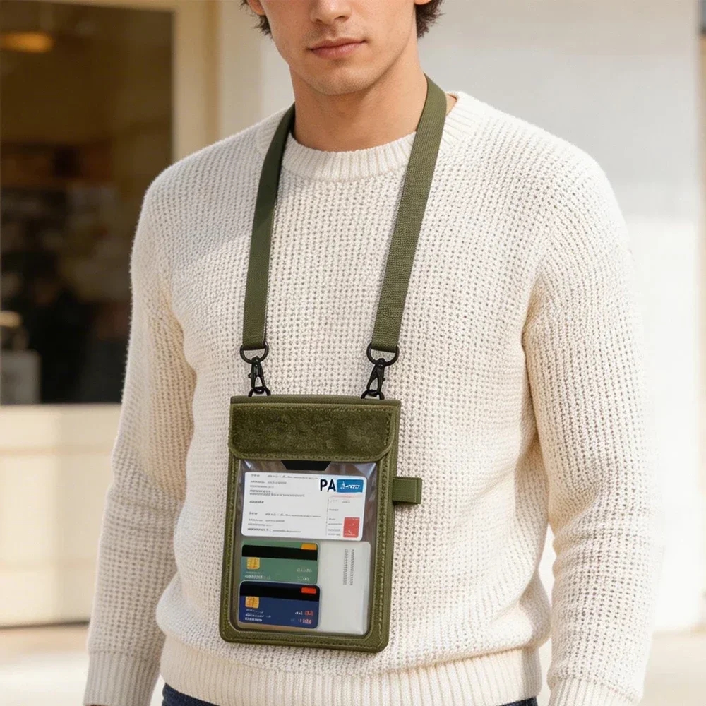 Portadocumentos táctico con cordón de cuello organizador - imagen 5
