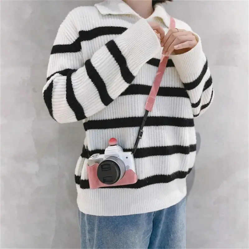 Funda para cámara de cuero PU – protege arañazos, manchas y polvo - imagen 5