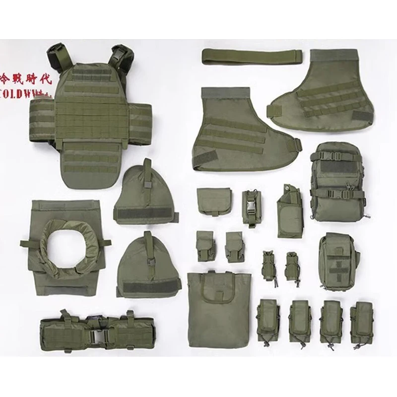 Estrategias SOBR Chaleco táctico Equipo MOX Green Ruins Versión de camuflaje, DCS de estilo ruso - imagen 3