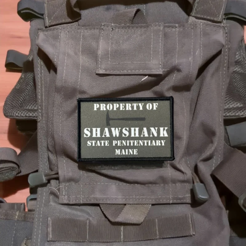 Parche con estampado de martillo para chaleco táctico, sombreros con gancho y bucle, insignia de moral, mochila, pegatinas decorativas, parches para brazalete para ropa