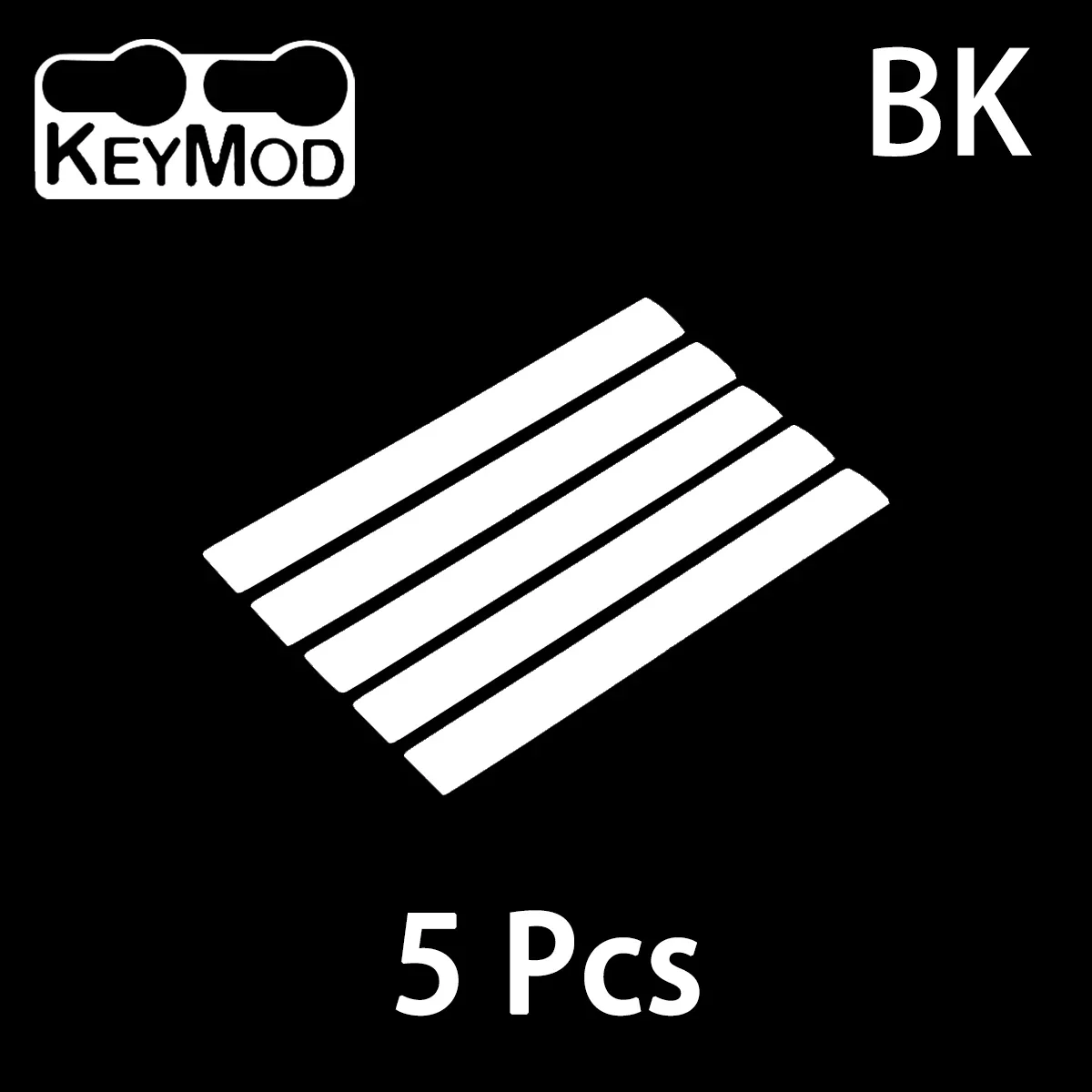5PCS Keymod BK