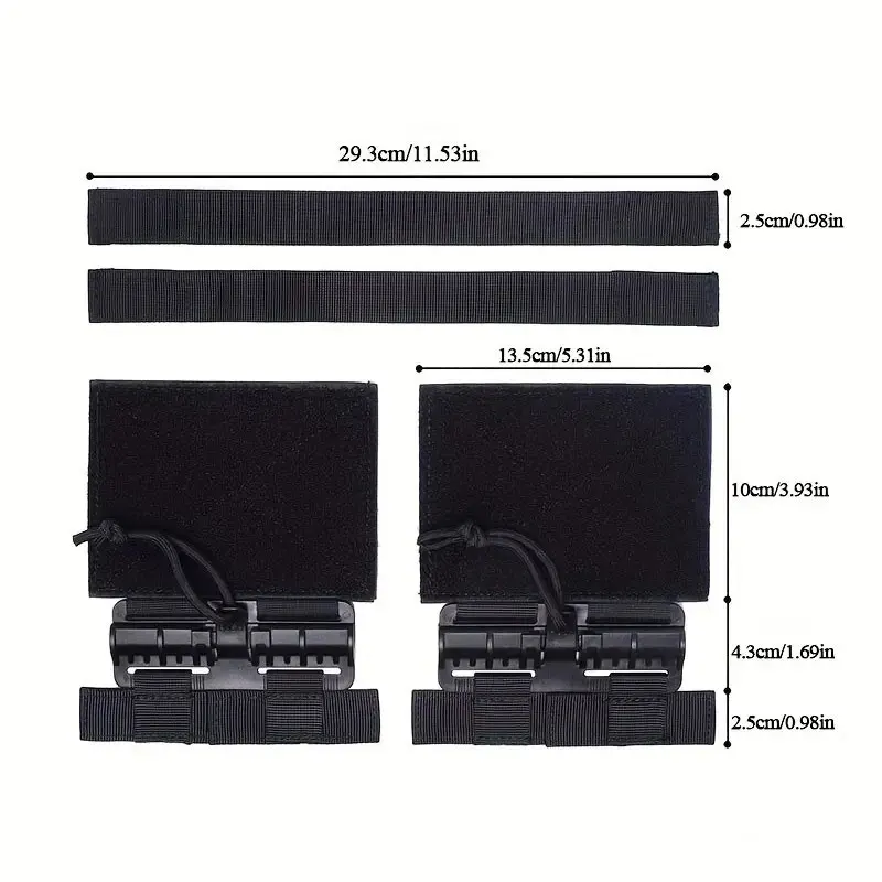  Conjunto de hebilla de chaleco de extracción rápida táctica, Kit de sistema de liberación rápida duradero para JPC CPC NCP XPC 6094 420, accesorios de chaleco - imagen 3