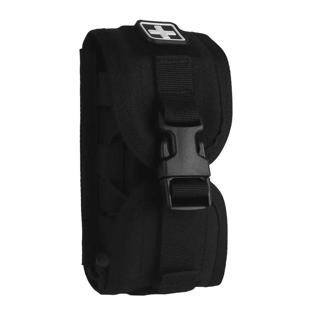 Bolsa táctica MOLLE, botiquín de primeros auxilios de liberación rápida para exteriores, caza, Camping, supervivencia, herramientas de emergencia, bolsa médica compacta, equipo V2 - imagen 2