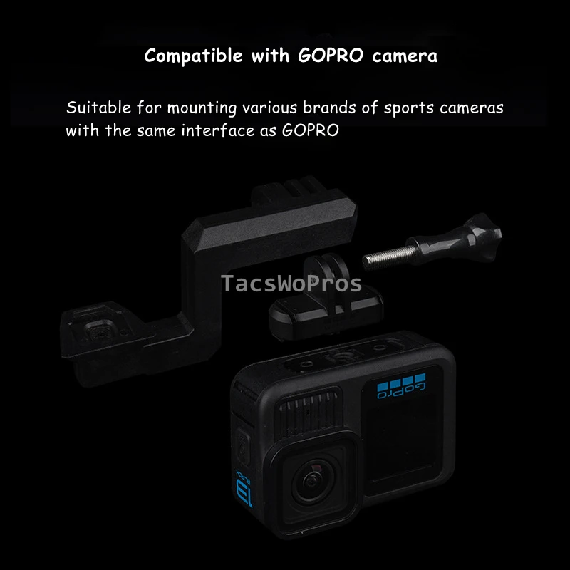 Soporte de cámara deportiva para casco táctico NVG Wilcox G19 G24 G30 G34 G69 G70 soporte GOPRO accesorios para casco Airsoft - imagen 5