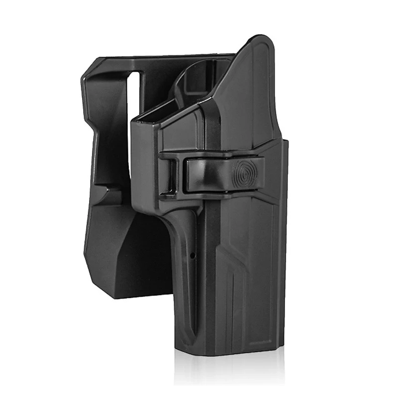 Funda para G17 22 31 (Gen 1-4) 360 °   Funda de transporte abierta con bloqueo automático táctico ajustable, funda de transporte compatible con G17 G22 G31 OWB - imagen 4