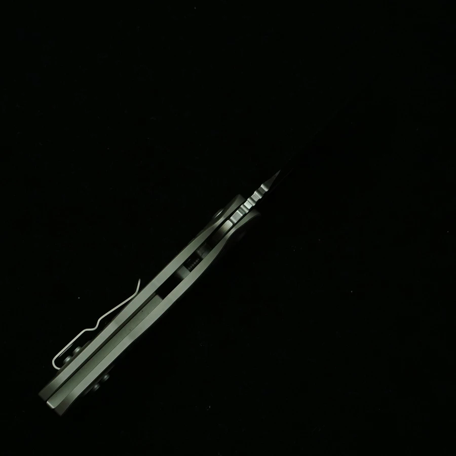 LEMIFSHE Stitch RamL cuchillo plegable acero M390 mango titanio - imagen 5