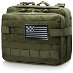 Bolsa táctica MOLLE EDC de doble capa – Gran capacidad modular