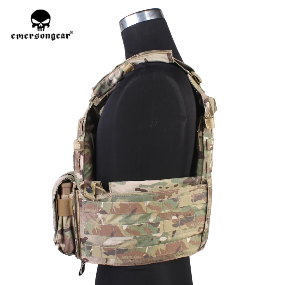 Emersongear 094K M4 tipo bolsa chaleco táctico con bolsa Mag Airsoft al aire libre portador de placa paquete de revistas Trekking caza Nylon - imagen 4