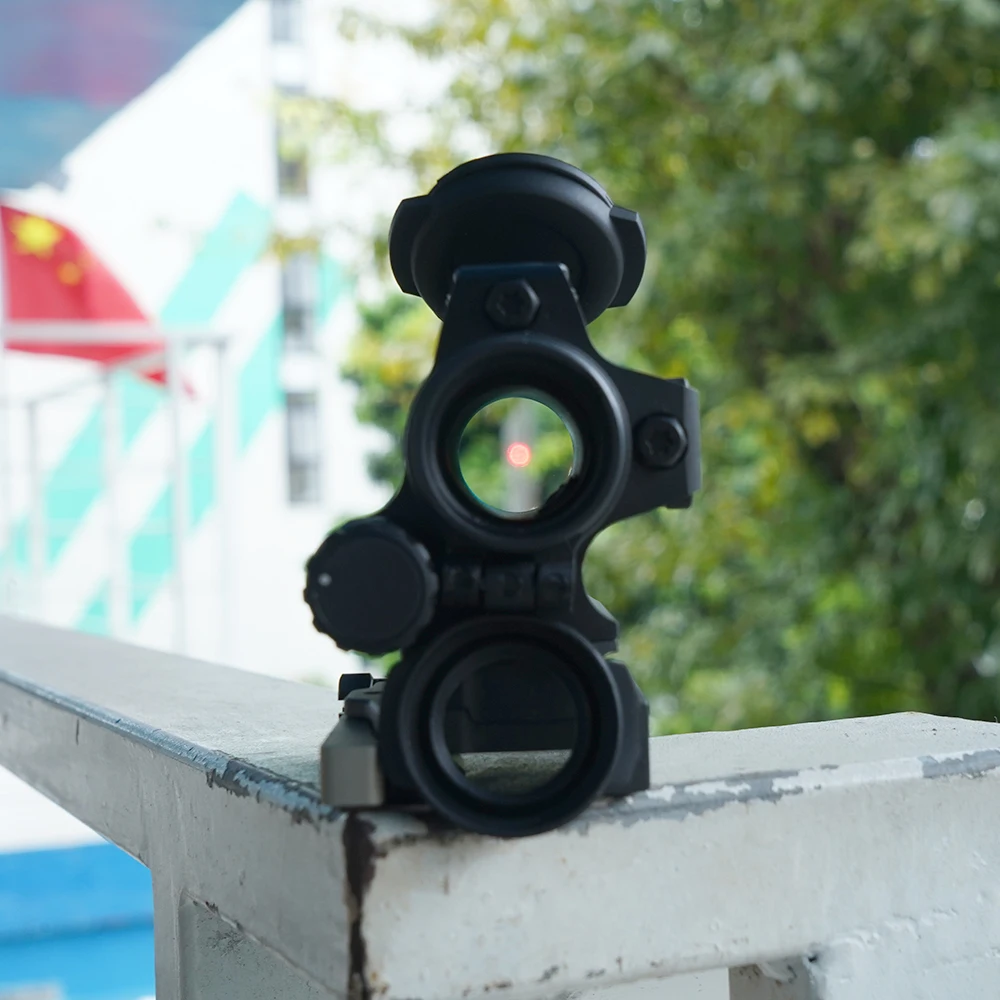 Mira táctica AiM Red Dot 5B 2MOA con marcado Original LRP 1,50 "/1,93"/2,26 "montaje QD para caza Airsoft AR15 - imagen 5