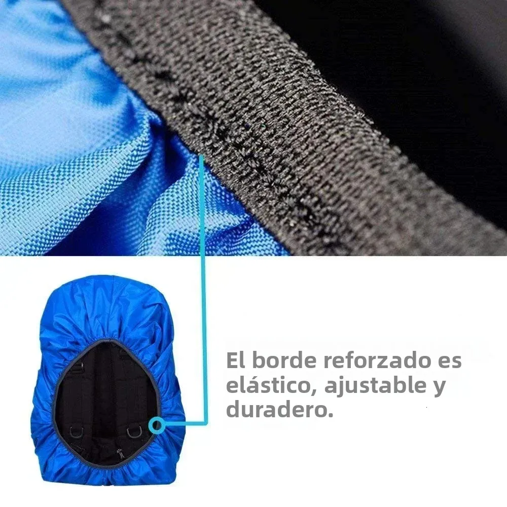 SINAIRSOFT-mochila táctica impermeable, cubierta para la lluvia, Protector de maletero ultraligero portátil, bolso de hombro a prueba de polvo de 40-45L para exteriores - imagen 4
