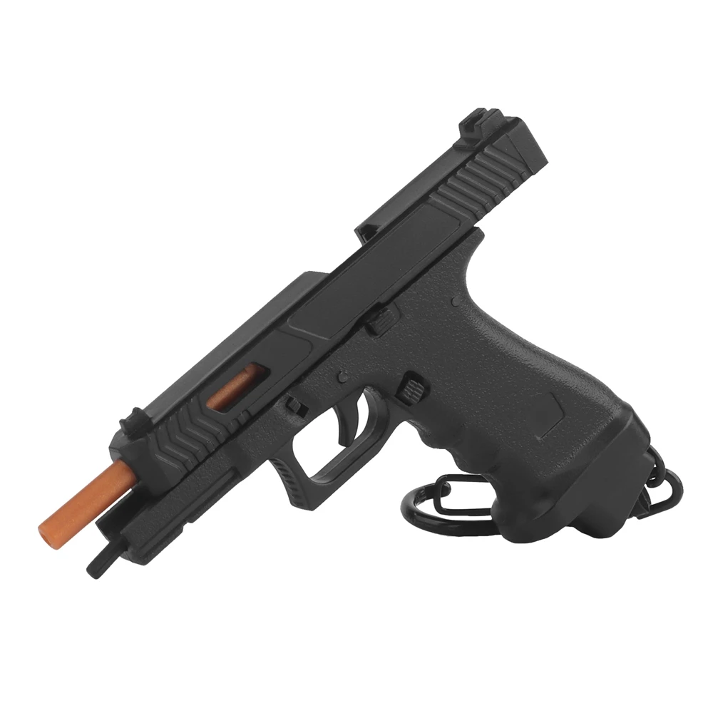 TTI G34 llavero táctico CS Revolver modelo para hombres Vintage Counter Strike pistola colgante de Metal llavero masculino niños Fans bolsa coche - imagen 5