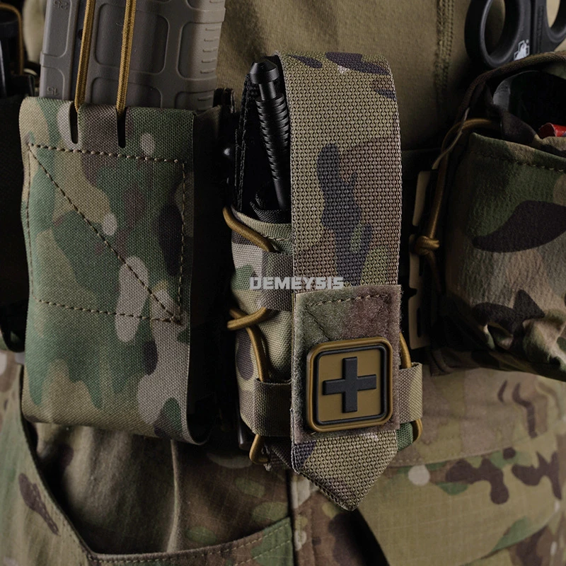 Torniquete táctico, funda médica, soporte de torniquete MOLLE, equipo de supervivencia, caza, senderismo, bolsa de torniquete Universal - imagen 4