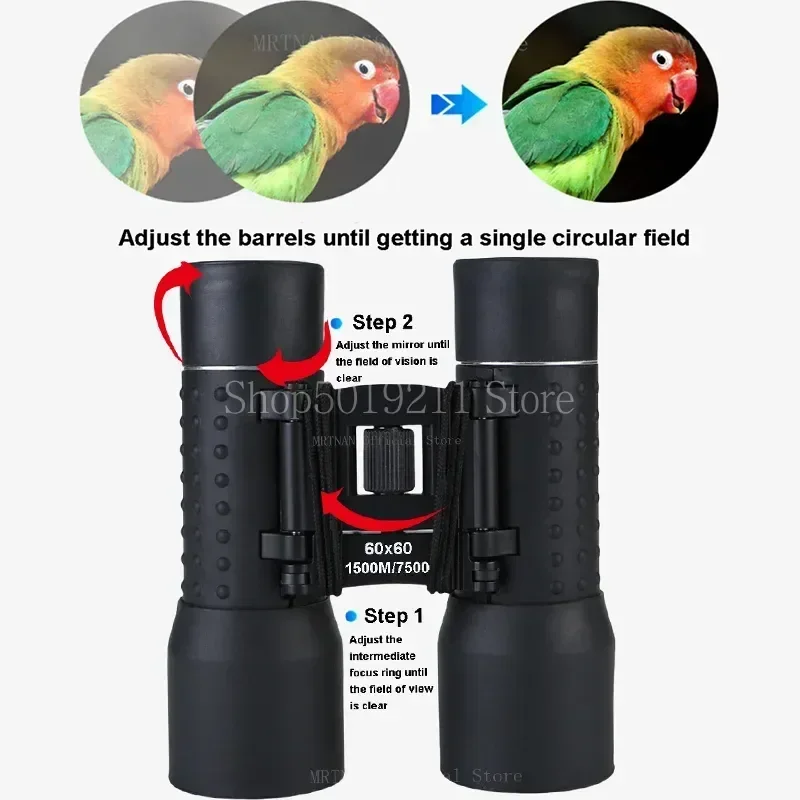 Prismáticos profesionales para exteriores, binoculares potentes para baja visión nocturna, turismo, Camping, caza, telescopio, 20-180X100 - imagen 2