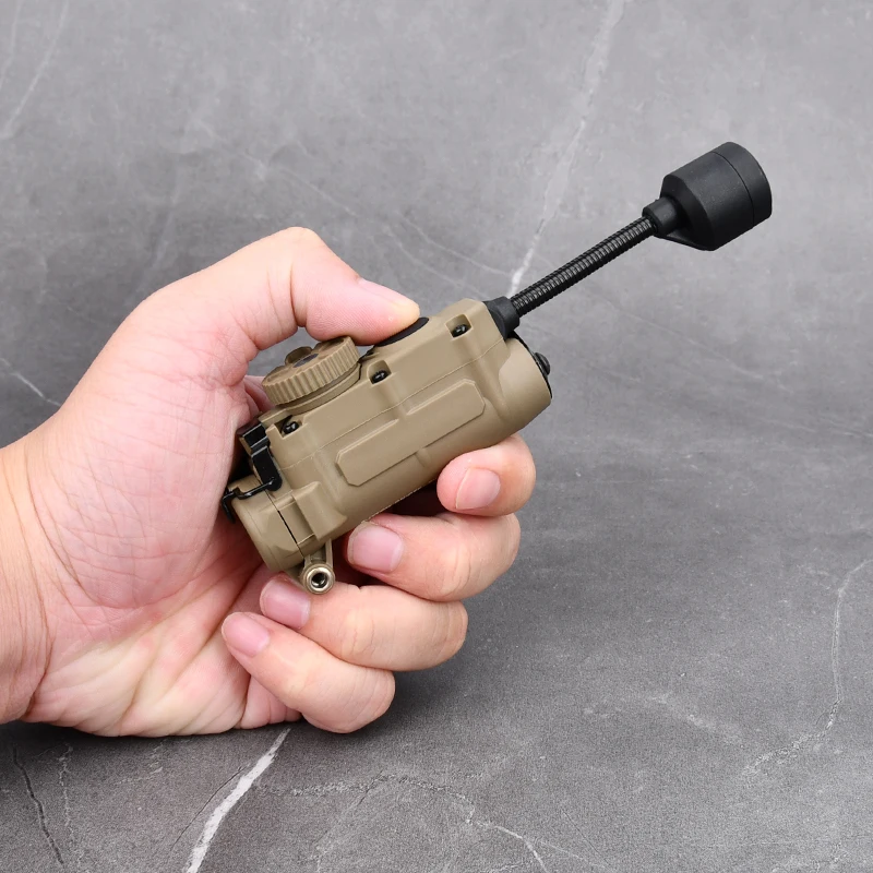 Lámpara de cabeza Sidewinder casco táctico luz estroboscópica rojo verde azul blanco luz IR LED estroboscópica IFF iluminación auxiliar de caza al aire libre - imagen 4