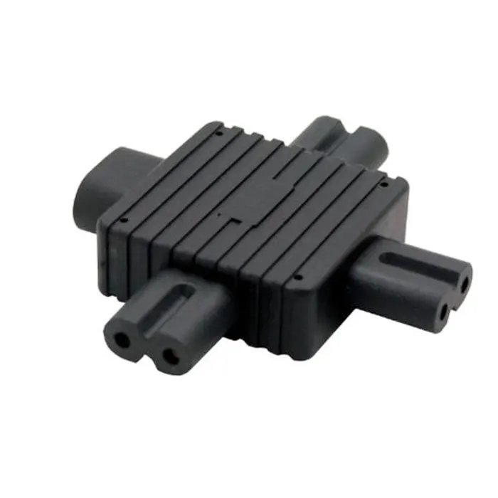 Chenyang CYDZ IEC 320 figura 8 C8 macho a 3X hembra C7 divisor adaptador de corriente para fuente de alimentación 1 en 3 out - imagen 3