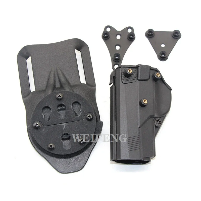 Kit de adaptador de suspensión de fundas universales tácticas para funda de pistola, bolsa para revistas, adaptador de desmontaje rápido, plataforma de cinturón de montaje - imagen 3