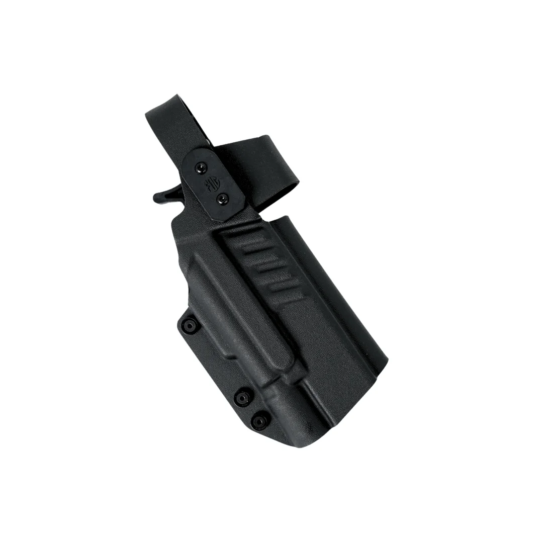 Funda táctica para cinturón de liberación rápida, 2 cerraduras anticaída, O-045 para GLK17/18/19/34/45 x300ua/ub SureFire, hecha de placa K - imagen 3