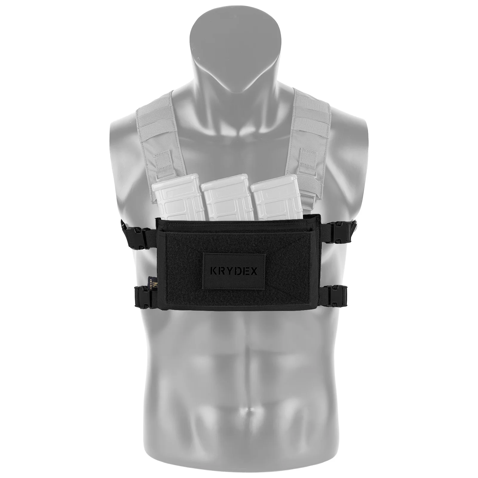 KRYDEX-chasis táctico MK3 Micro Fight, bolsa Mag, Panel frontal estilo Spiritus para plataforma de pecho MK3 MK4 JPC LV119, equipo de placa de chaleco - imagen 5