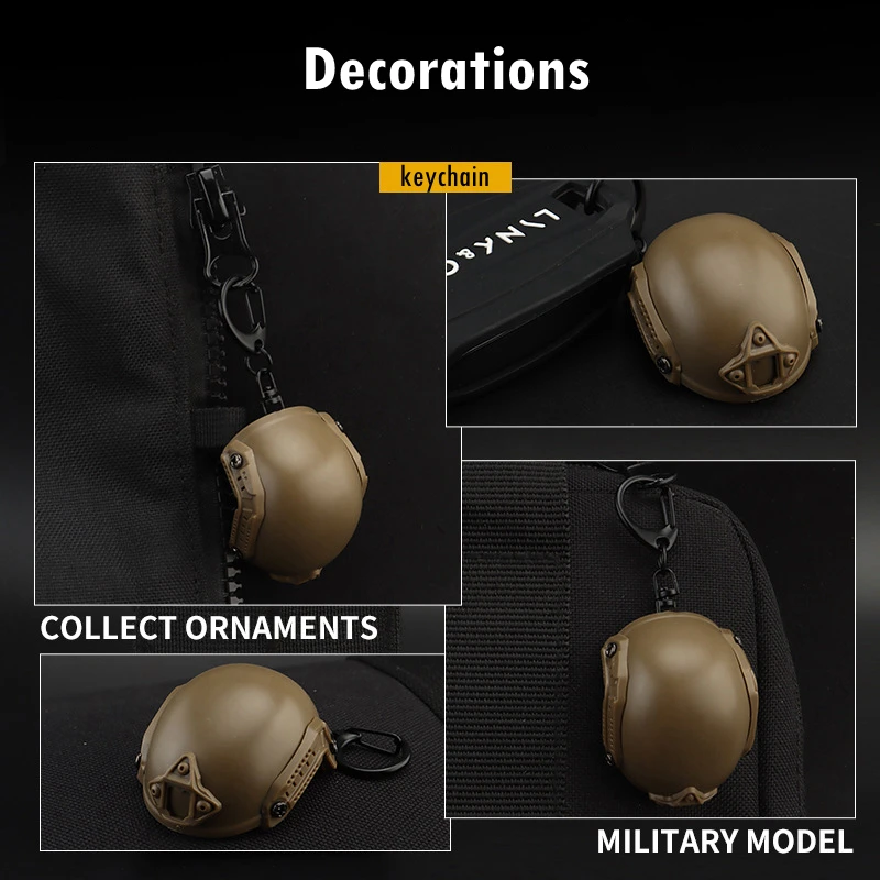 Cascos tácticos rápidos abridor de botellas llavero estilo táctico Mini abridor de cerveza para mochila accesorios de regalo - imagen 5