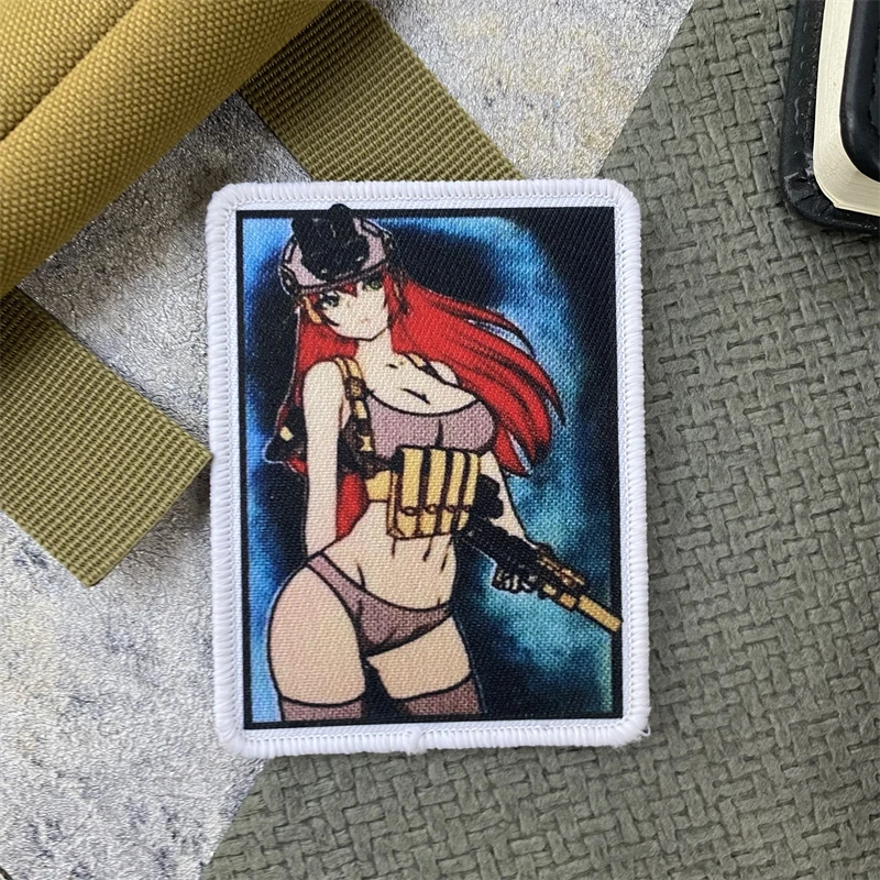 Parches de tela impresos tácticas moral V9 para chica especial, parche militar sublimado, brazalete con gancho y bucle, pegatina para mochila al aire libre - imagen 5