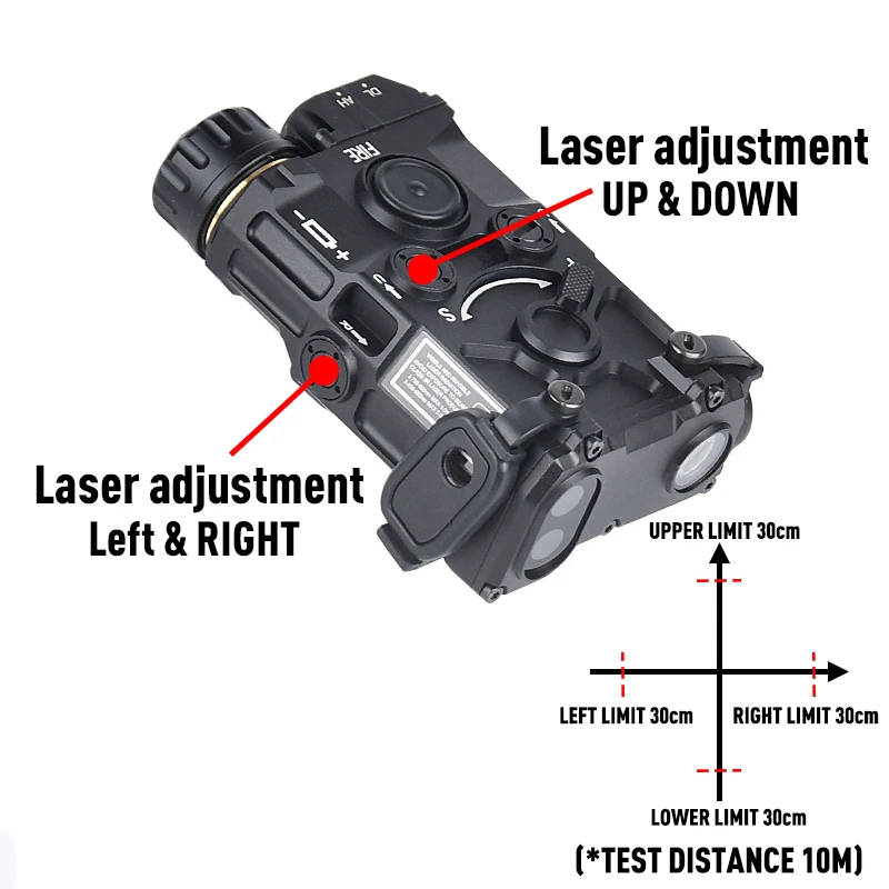 Linterna M600 M300 OGL M600C M300A OGL compatible con riel de 20MM NGAL PEQ DBAL SF X300 XC2 X400 WADSN - imagen 2