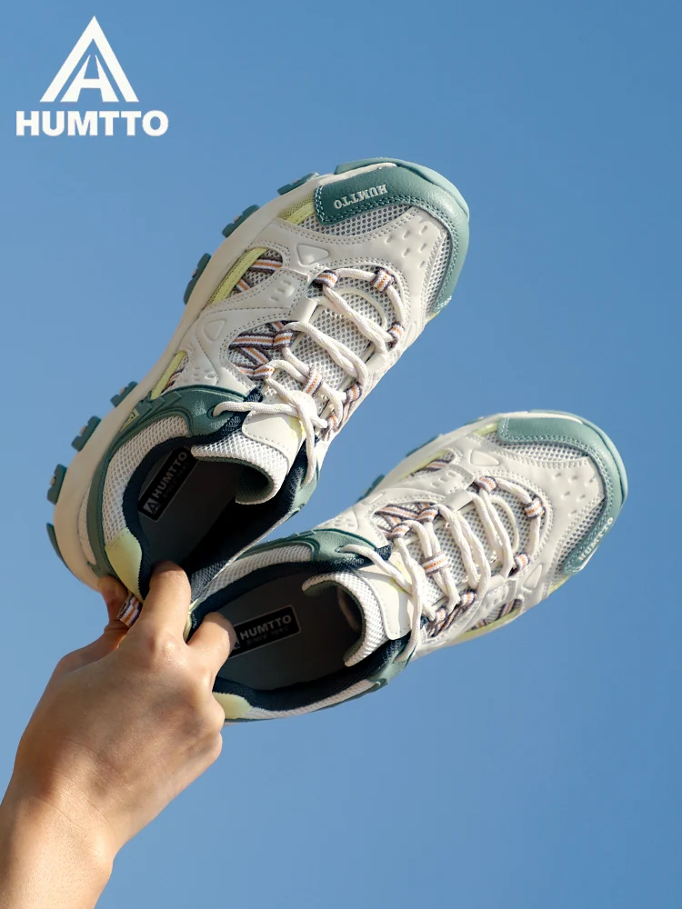 HUMTTO, zapatos de senderismo para mujer, zapatos para caminar para deportes al aire libre de primavera, zapatillas de Trekking, botines, zapatos de escalada informales transpirables - imagen 5