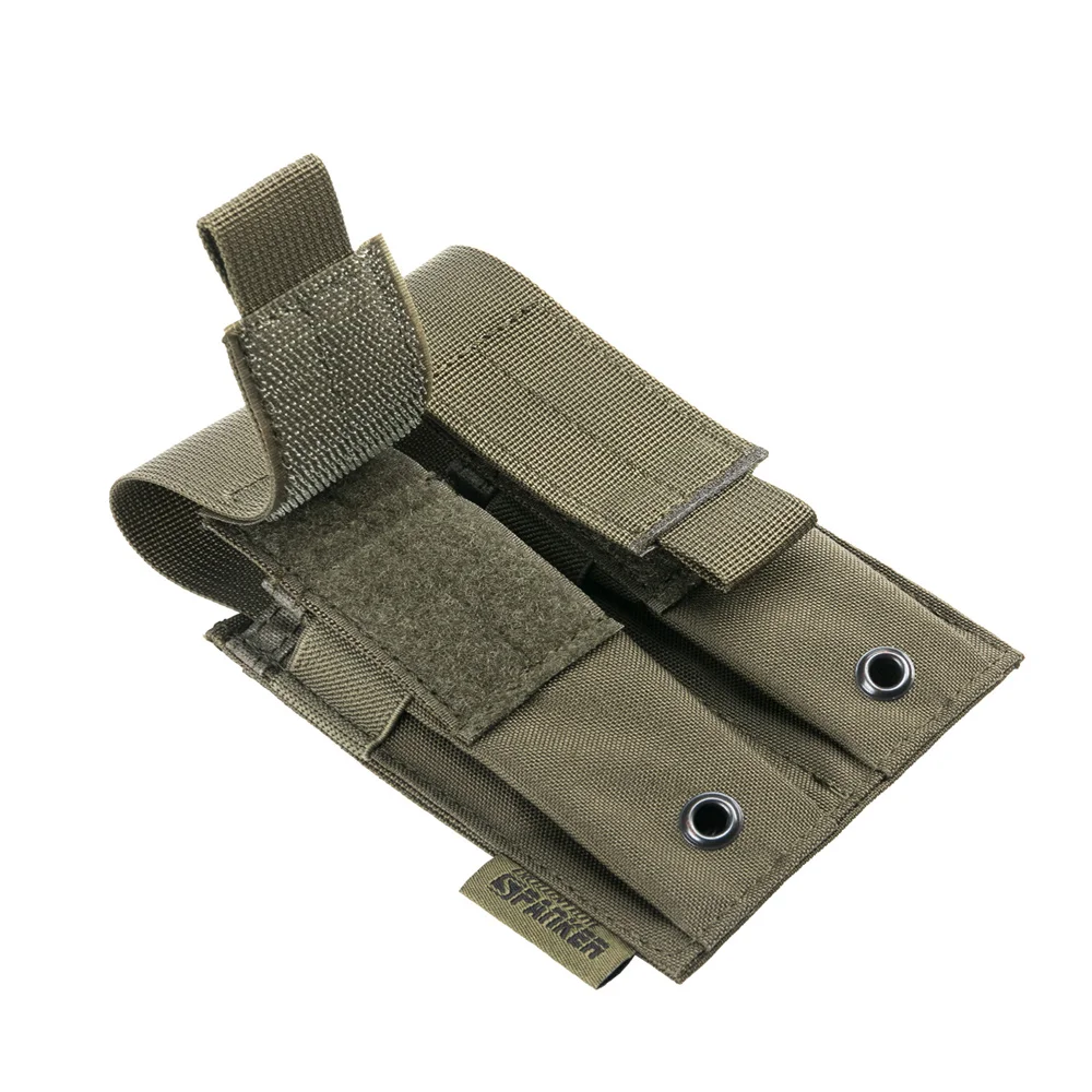 EXCELENTE ELITE SPANKER, bolsa táctica doble para pistola Mag, bolsa Molle para revistas, bolsas de almacenamiento Airsoft, bolsas para revistas de pistola de 9mm - imagen 5