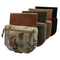 Chaleco táctico MOLLE modular portaplacas con bolsas y cinturón