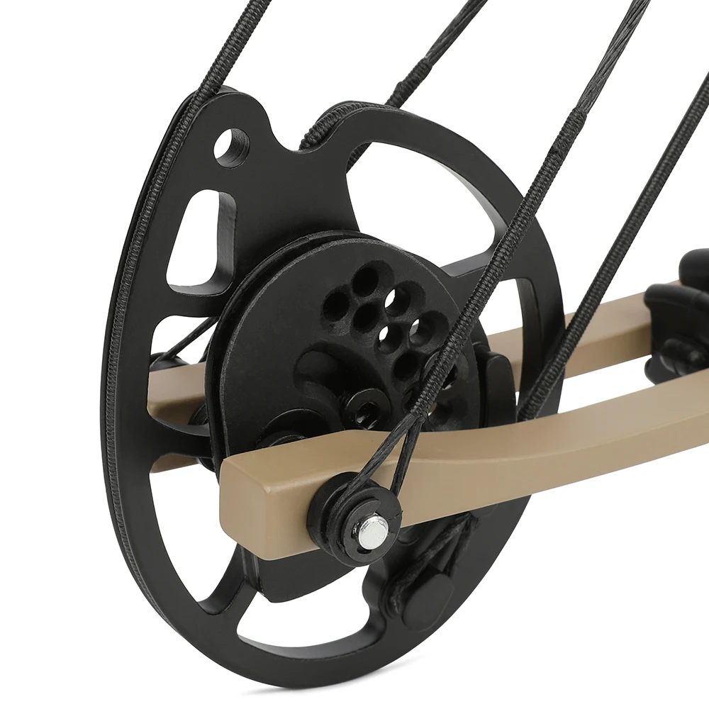 JUNXING 30-55lbs arco compuesto de tiro con arco 310FPS Let Off 70% mano derecha polea arco tiro caza objetivo arco compuesto - imagen 4