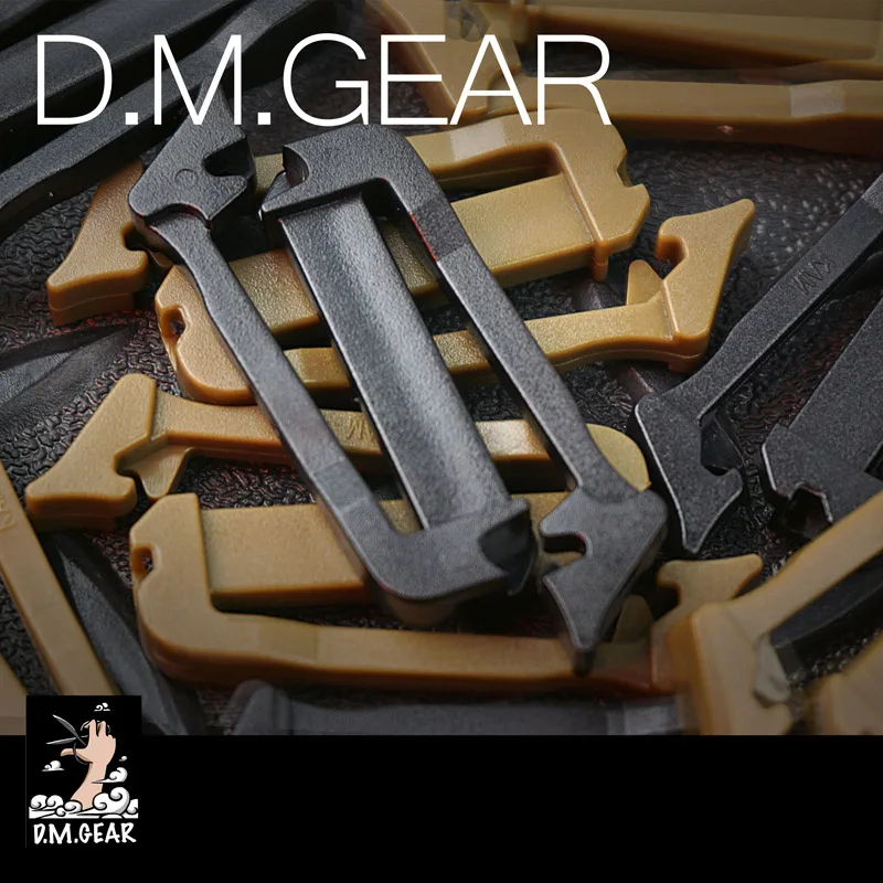 Bolsa de equipo de chaleco táctico, mochila, hebilla abierta ajustable, hebilla antideslizante