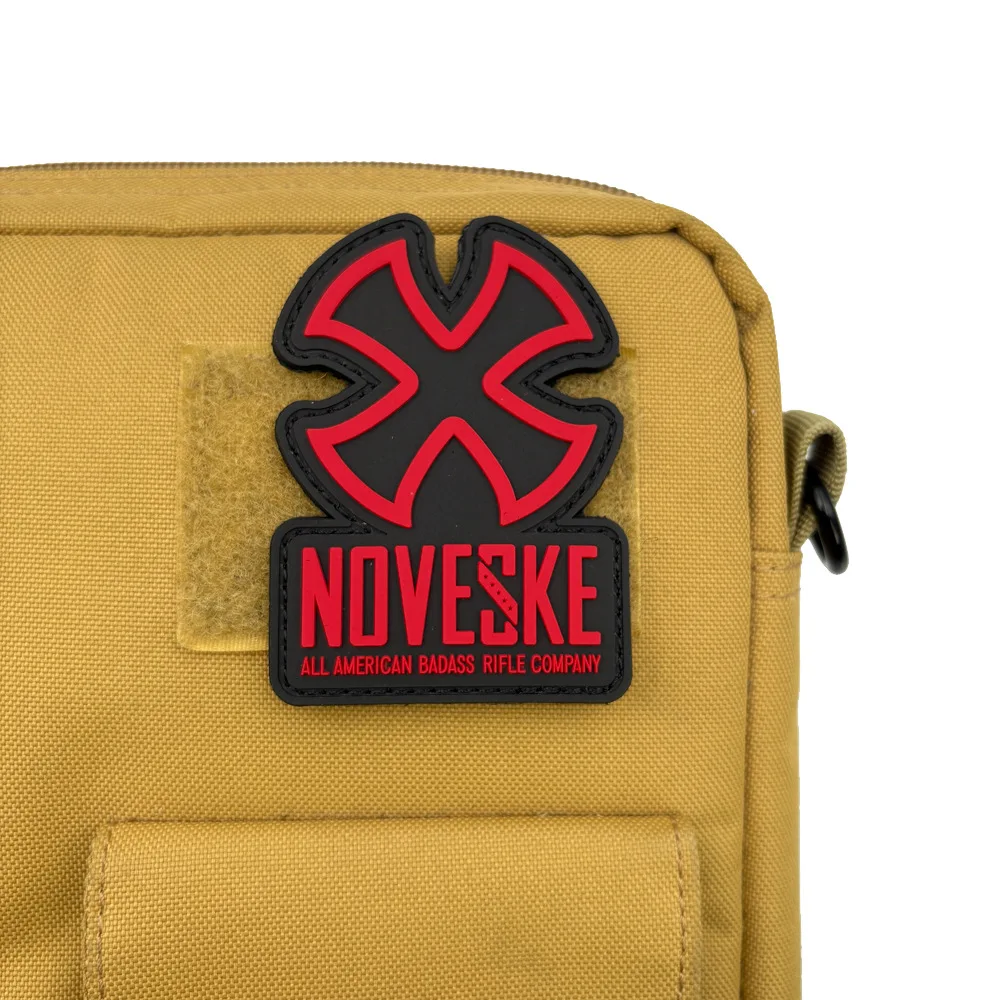 Parche táctico PVC Noveske cruz – Moral militar con velcro - imagen 5