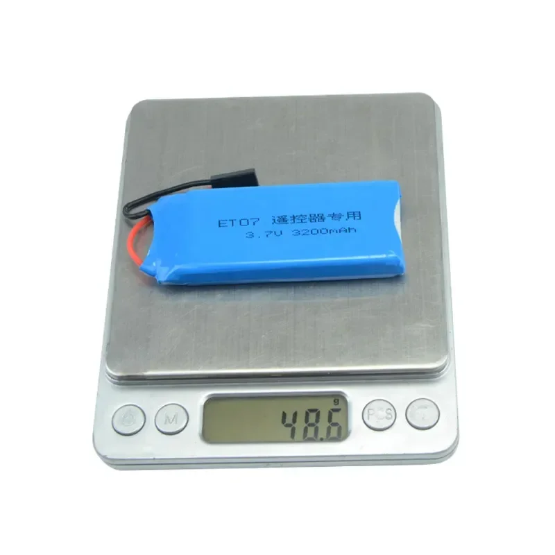 Batería Lipo para transmisor 1S 3,7 V 3200mAh 8C para WFLY ET07 X4 WFLY T7 T6II RC Radio Control remoto, piezas de repuesto - imagen 4