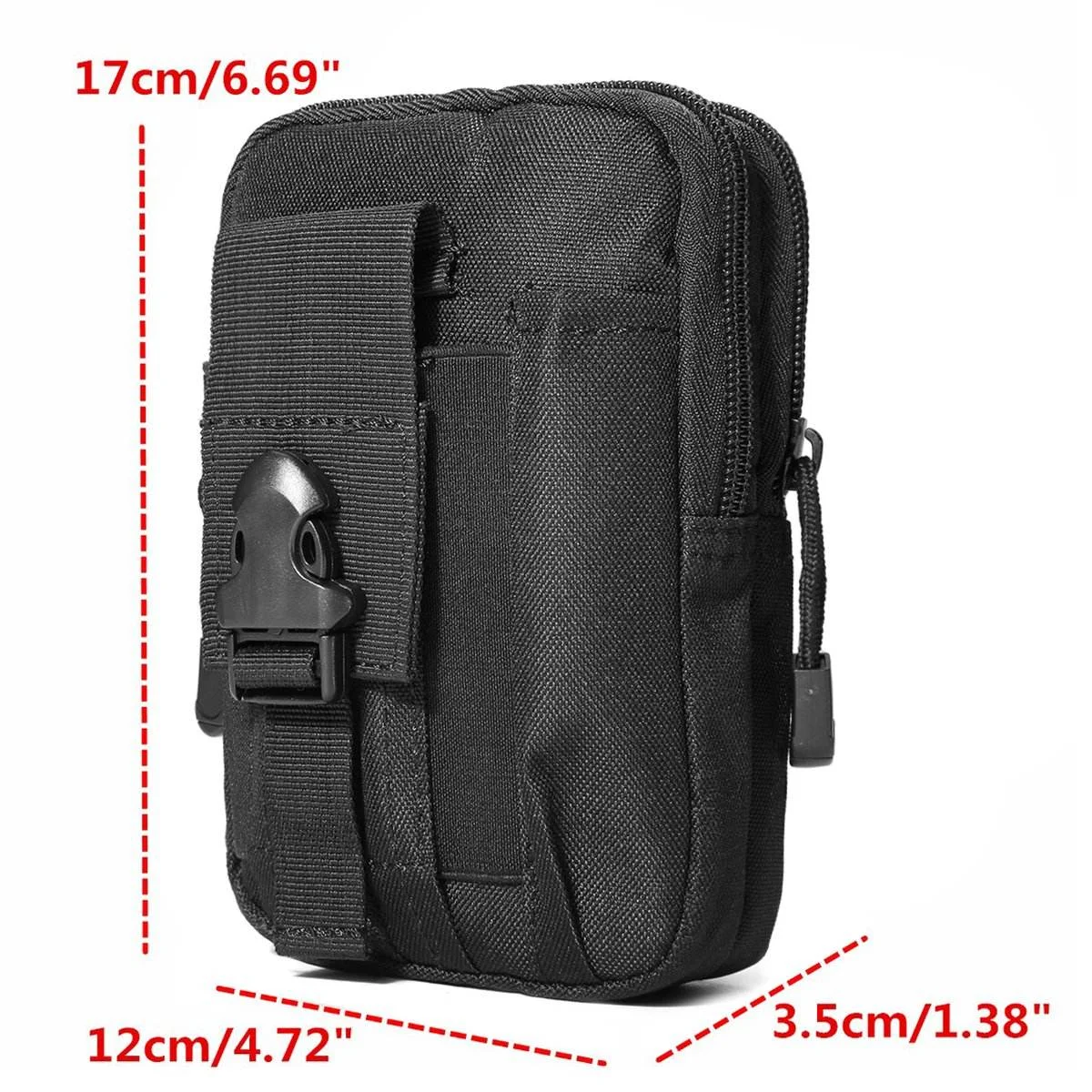 Riñonera táctica, bolsa Molle colorida, riñonera, soporte para Fitness, senderismo, ciclismo, correr, nailon Oxford - imagen 3