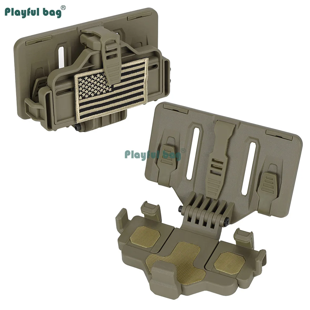 MOLLE-Panel de teléfono táctico, tablero de navegación plegable multifuncional, chaleco Airsoft de camuflaje 2025, soporte estable para teléfono inteligente NA98 - imagen 5