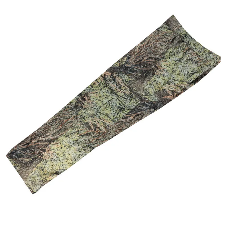 Ropa para exteriores de primavera y otoño para hombre, ropa para observación de aves, traje de pesca de camuflaje biónico de pradera marchita, resistente al desgaste - imagen 3