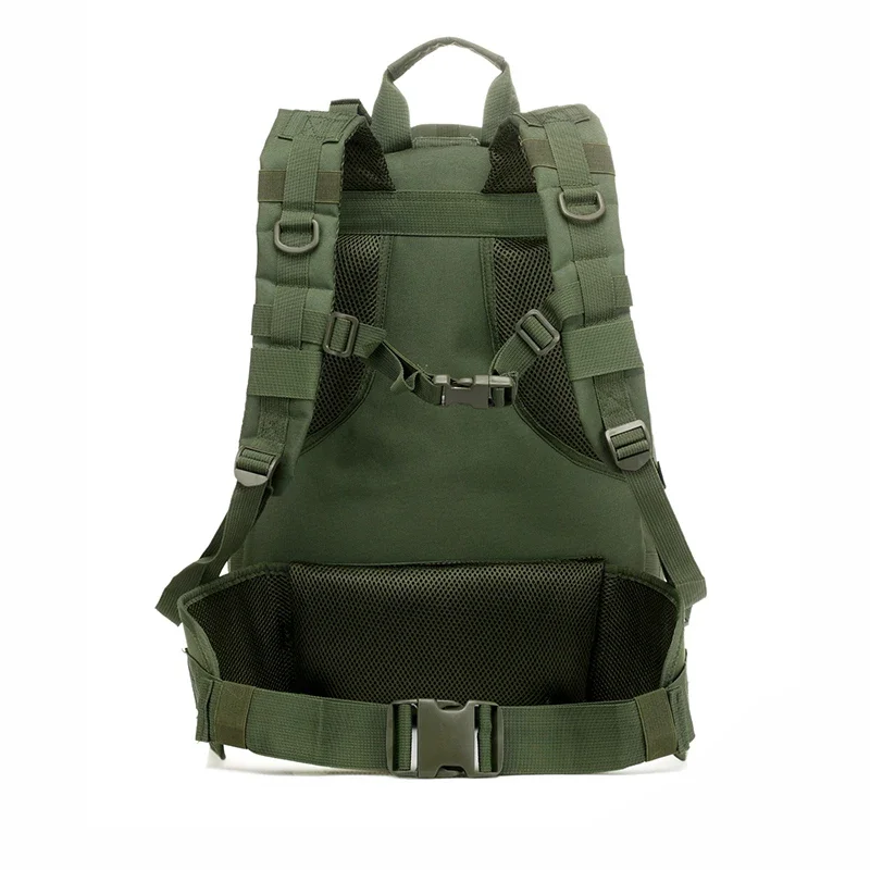 Mochila táctica de camuflaje para caza al aire libre, bolsa de hombro Molle para acampar, senderismo, Trekking, escalada, mochilas deportivas, 45l - imagen 3