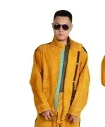 yellow coat