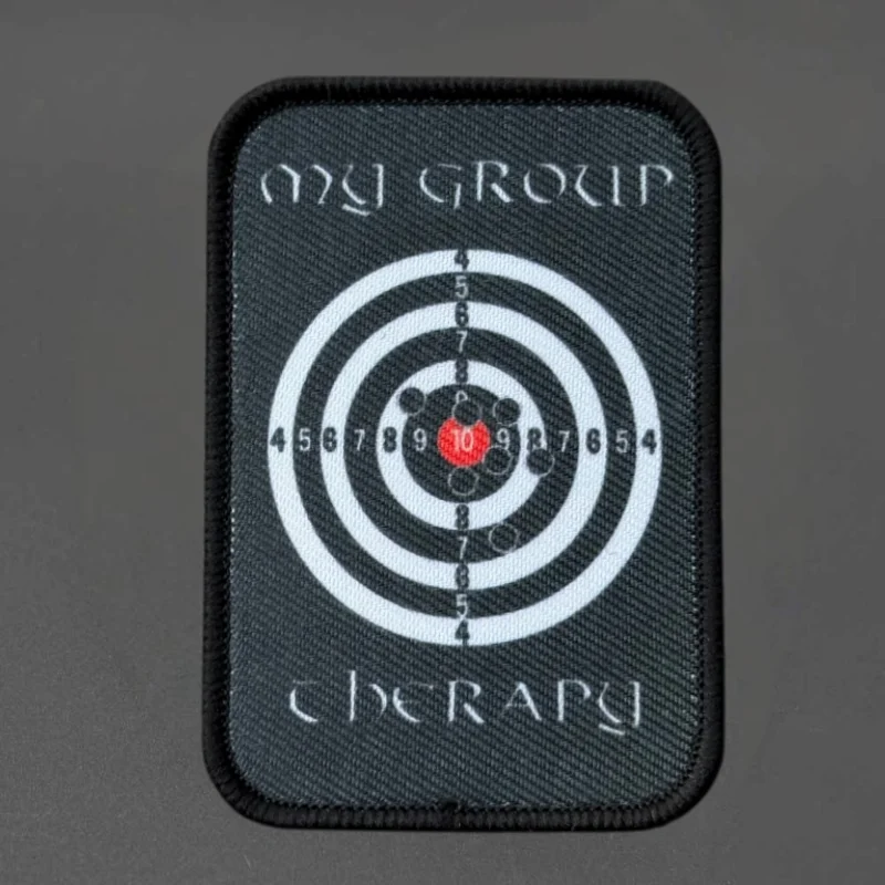 Parche con estampado de objetivo de tiro, chaleco táctico, gancho y bucle, sombrero, insignia de moral, mochila, pegatina decorativa, parches para brazalete para ropa - imagen 2